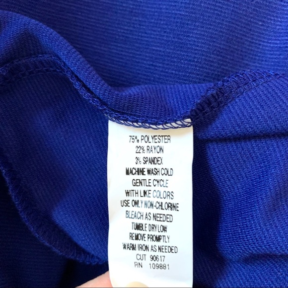 Sunny Leigh Women’s Blue 3/4 Sleeve Ruffled Open Cardigan - NWT - Picture 8 of 8